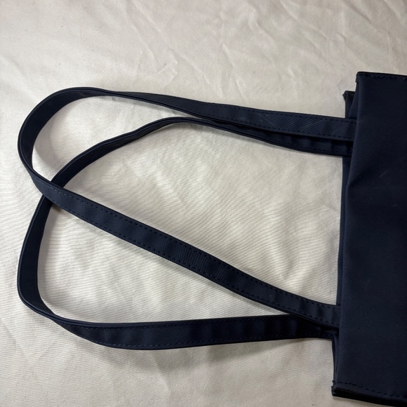 Estée Lauder Tote Handbag Blue Bow Aqua inside bag - Picture 7 of 15